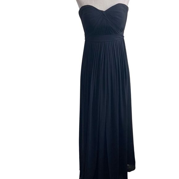 Jenny Yoo Aidan Convertible Strapless Dress Black Size 2 - Picture 2 of 13